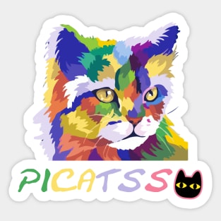 picatsso cats Sticker